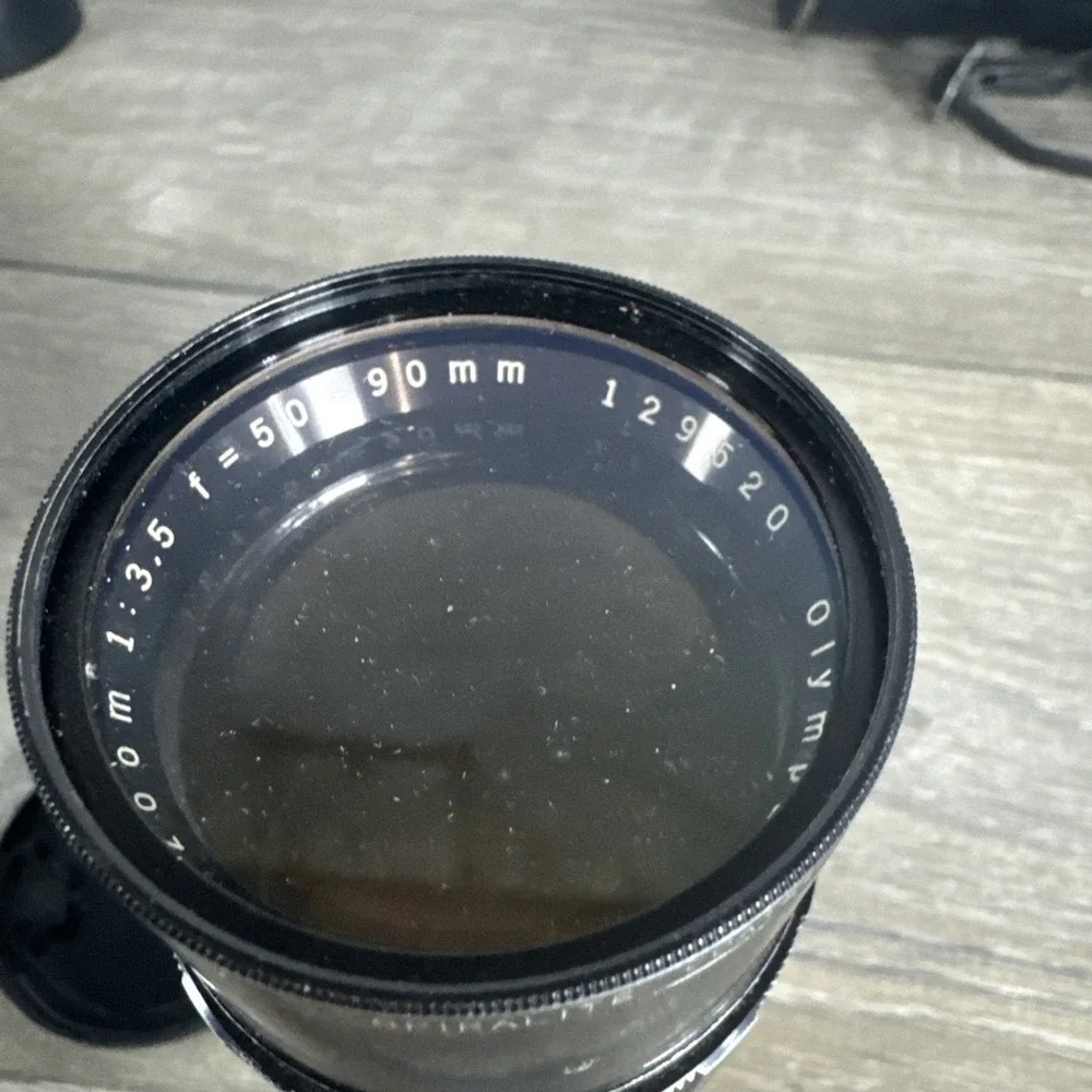Camera Lens Lot and Accessories Untested As Is Zuiko, Vivitar, Olympus, & More